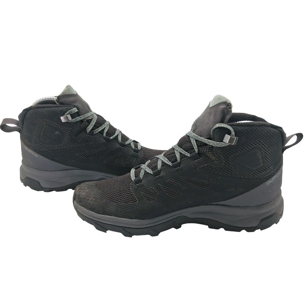 Salomon Outline Mid GTX Shoes Womens Size 7.5 Black Waterproof Hiking Trail - Picture 10 of 10